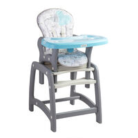 Silla de Comer Portatil Kinder SX Azul Bebesit