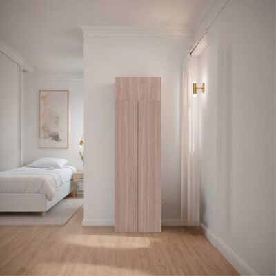 TUHOME Combo Closet Tuhome 3 Puertas + Módulo Superior Dreams Bardolino