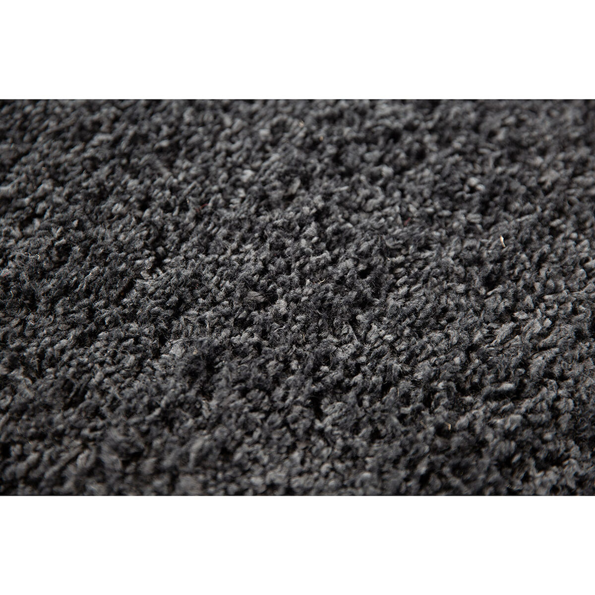 Bajada de Cama Idetex Shaggy Lisa 170 x 230 cm Negro