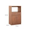 Mueble de Cocina Auxiliar Stanford 2 Puertas 1 Repisa 1 Cajón Cerezo