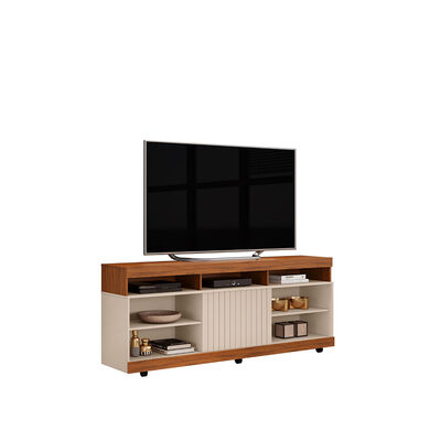 Imagen 2 del producto Rack TV Vekkahome Dili 60"" Pulgadas Café