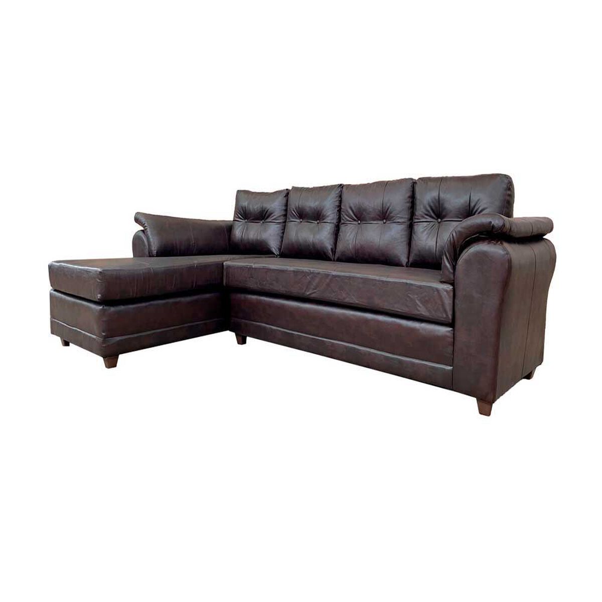 Sofá Seccional Muebles MPR Journey 3 Café