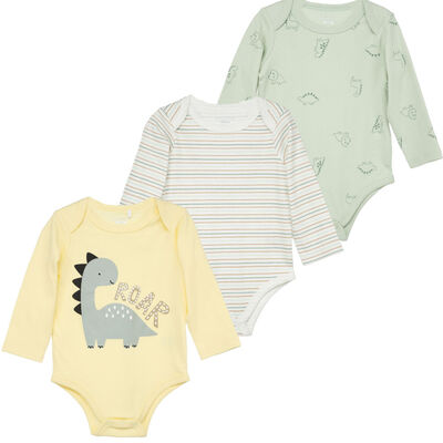 Pack 3 Pilucho Chess Baby Amarillo, Denim