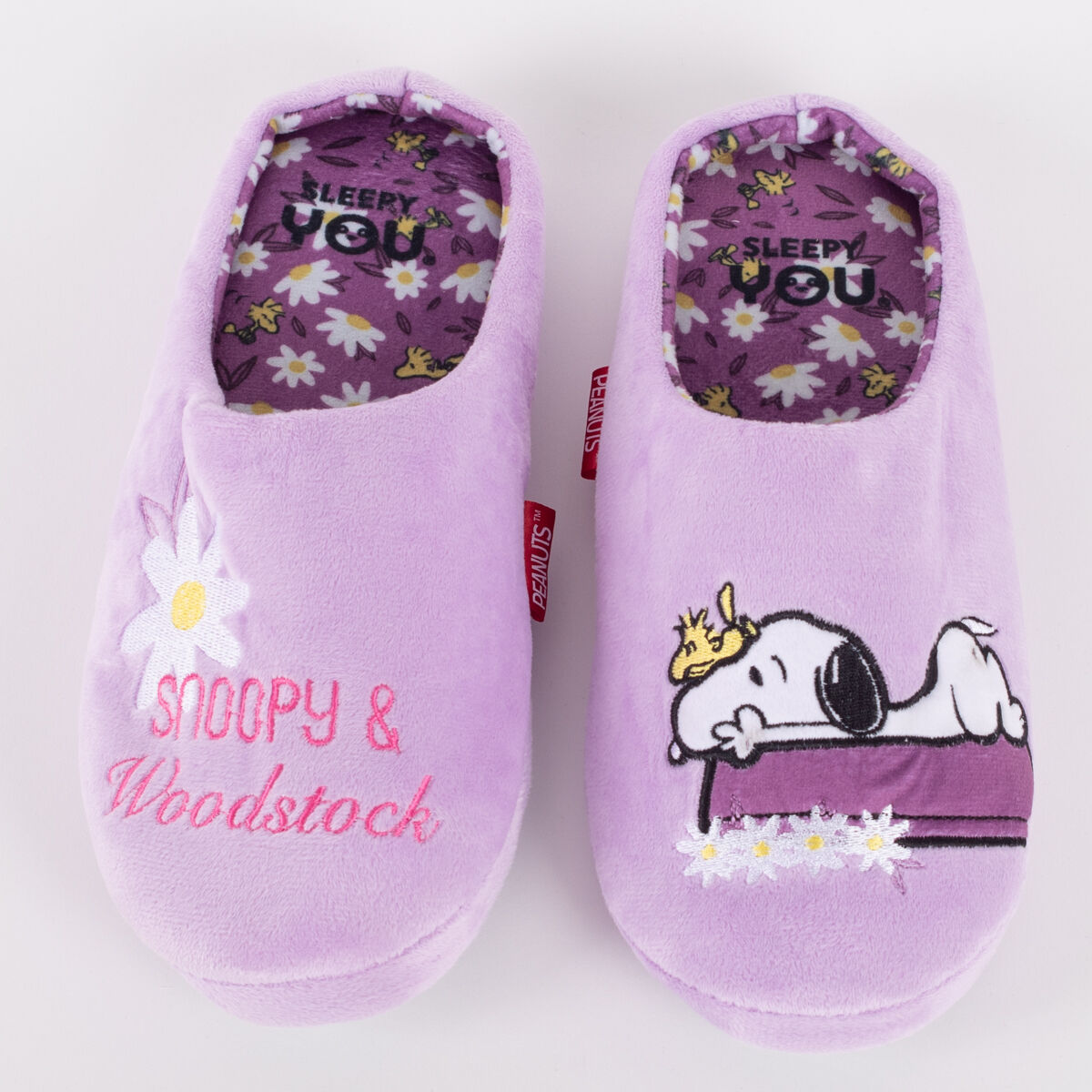 Pantuflas Mujer Snoopy Abc