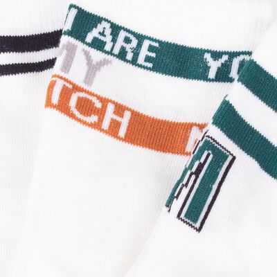 Imagen 2 del producto Pack 3 Calcetines Mujer Icono Blanco