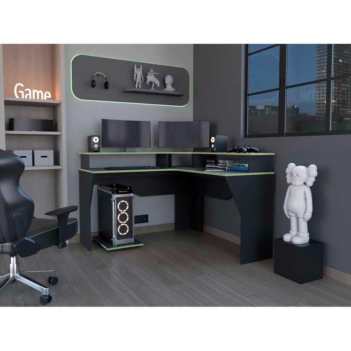 Escritorio Gamer TuHome Guma Wengue