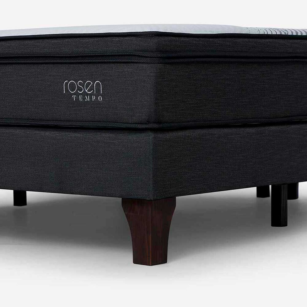 Cama Europea Rosen Base Dividida 2 Plazas Tempo