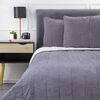 Cobertor Corduroy Sherpa Zibel King Liso Acero