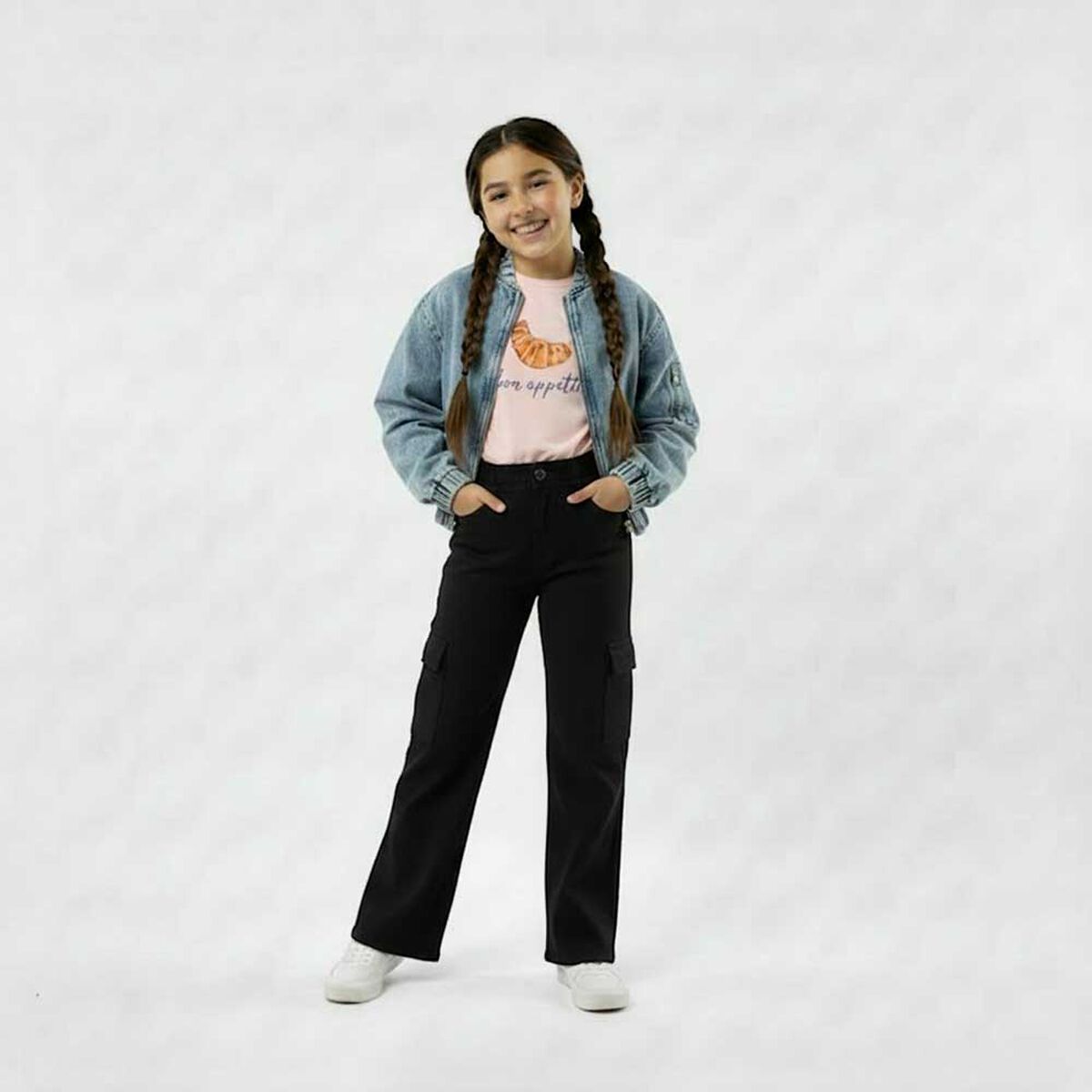 Pantal&oacute;n de Algod&oacute;n Ni&ntilde;a Mila