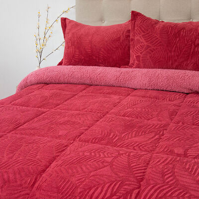 Imagen 2 del producto Cubrecama Doral 2 Plazas Outboss Senses Guinda