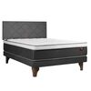 Cama Europea Celta 2 Plazas Everest + Respaldo Everest