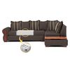 Sof&aacute; Seccional Living Factory Dakota 6 Cuerpos Caf&eacute;