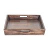 Mesa de Centro Innovamuebles Monarca 2 Bandejas Nogal Oscuro