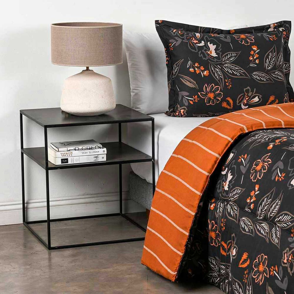 Plum&oacute;n Cannon 1,5 Plazas Shadow Negro