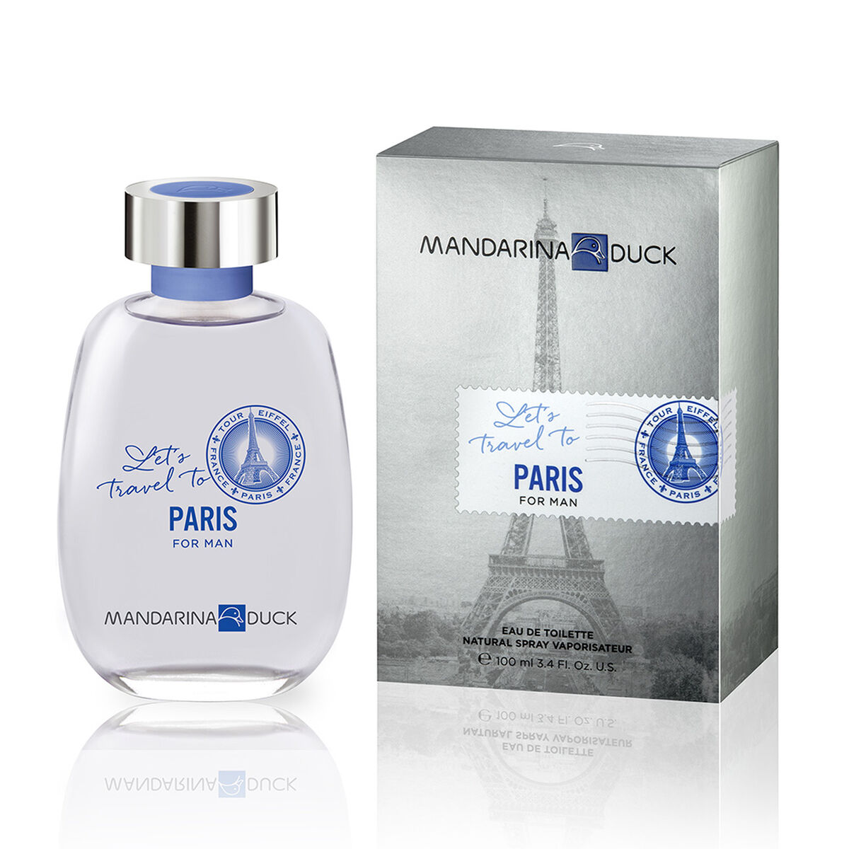 Mandarina Duck Let´S Travel To Paris For Man Edt 100 Ml