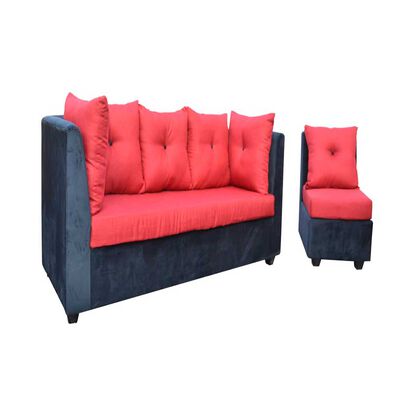 Imagen 1 del producto Juego de Living Diseño A&M Home Alexandra Sofá 3 Cuerpos + 2 Butacas 1 Cuerpo Burdeo