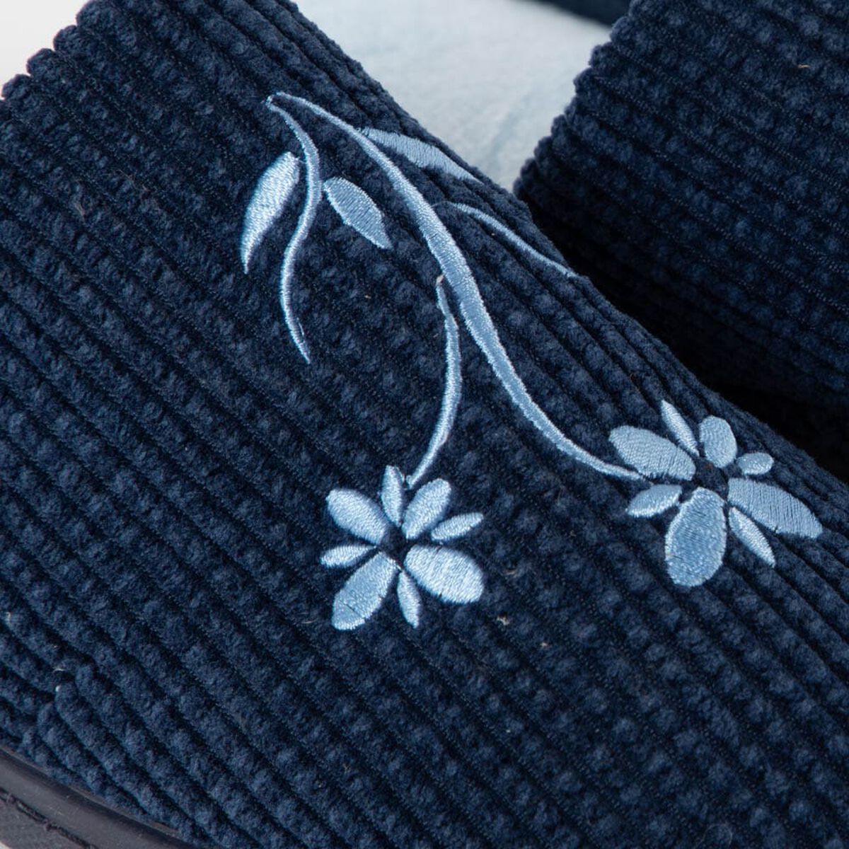 Pantufla Flores Mujer Portman Club