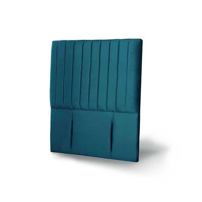 Imagen 2 del producto Respaldo Latam Home 1 Plaza Sorrento Tela Velvet Azul