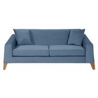 Sofá Barra Design Finland 3 Cuerpos Petróleo