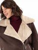 Chaqueta Aviadora Terciopelo Plush Mujer Zibel