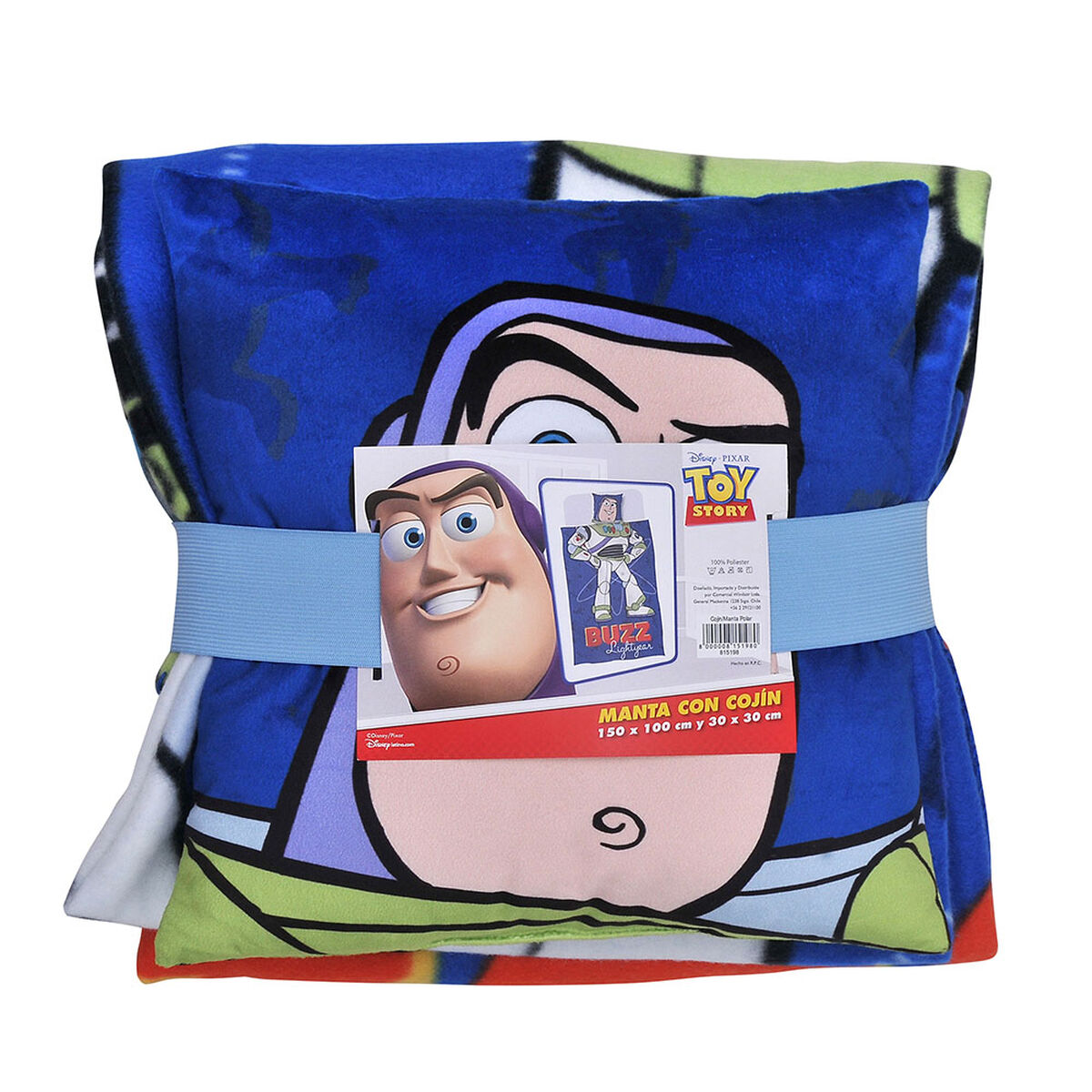 Manta + Cojín Buzz Lightyear Toy Story