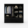 Closet CIC Maule 4 Puertas 8 Cajones Negro