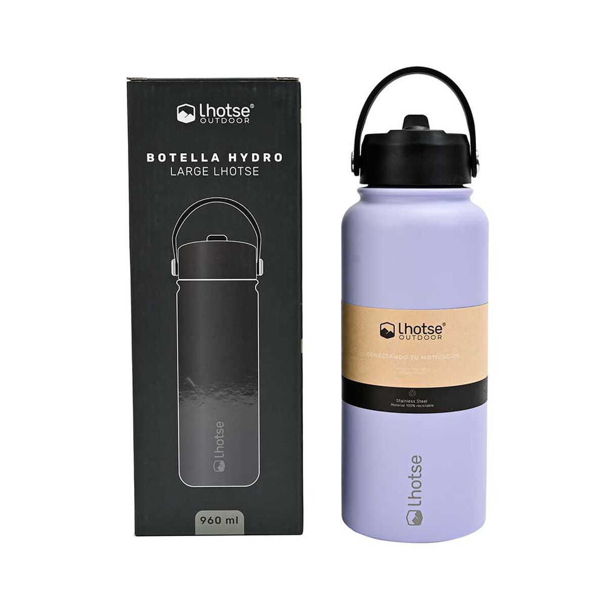 Botella Térmica Insulada Hydro 960ml Lila Lhotse