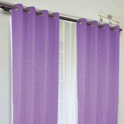Imagen 2 del producto Combo Cortinas Doral Camila 220 x 140 cm Lila