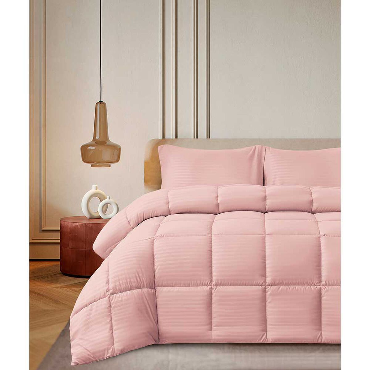 Plum&oacute;n Valencia 1,5 Plazas Embossed Rosa