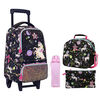 Pack Mochila con Ruedas + Lonchera + Estuche + Botella Bakan Head