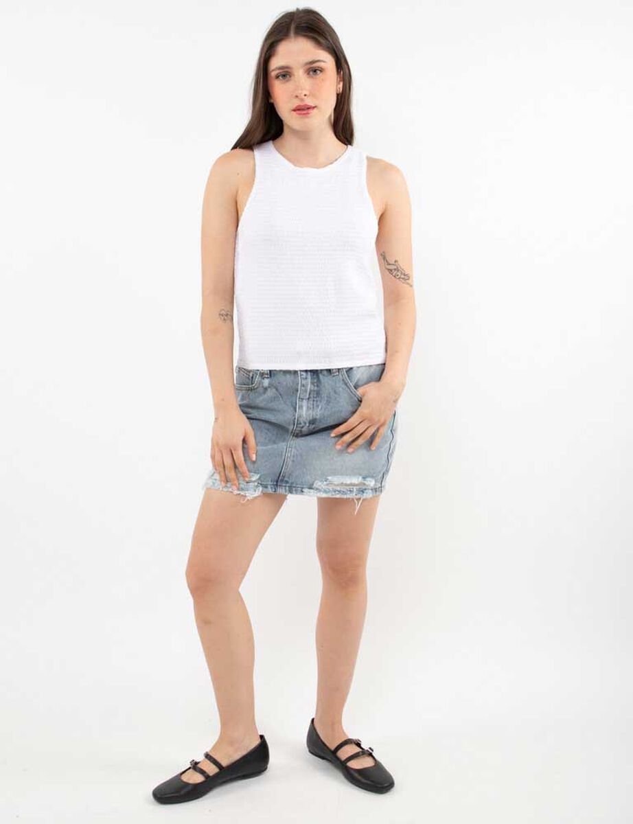 Polera Sin Mangas Mujer Icono