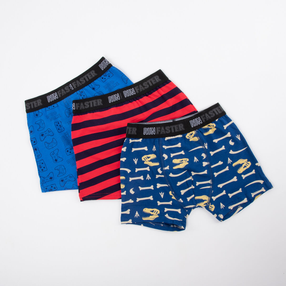 Pack 3 B&oacute;xer de Algod&oacute;n Ni&ntilde;o Chess