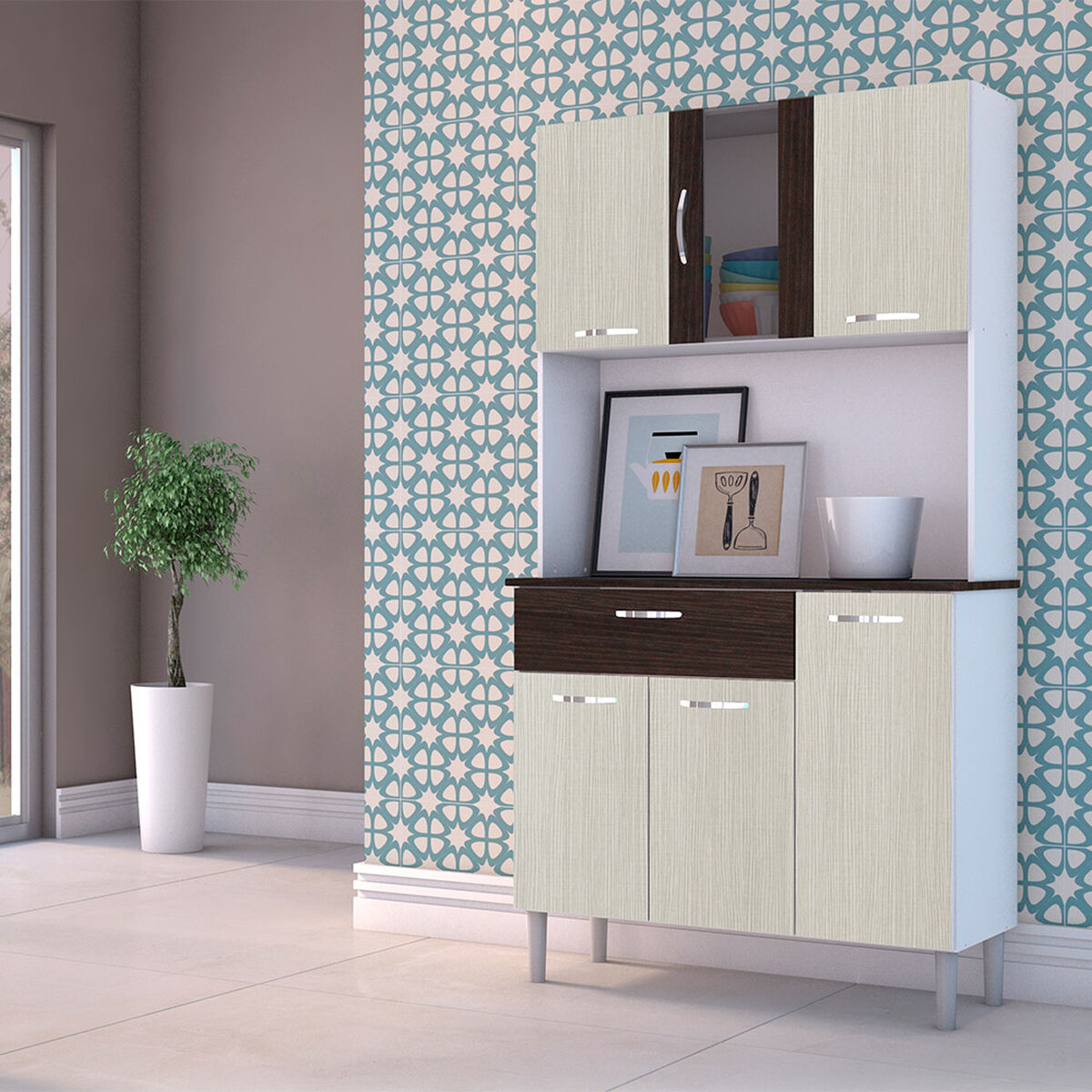 Mueble de Cocina Pan 6 Puertas
