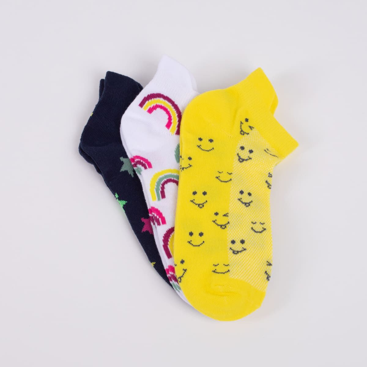 Pack 3 Calcetines de Algodón Niña Mila