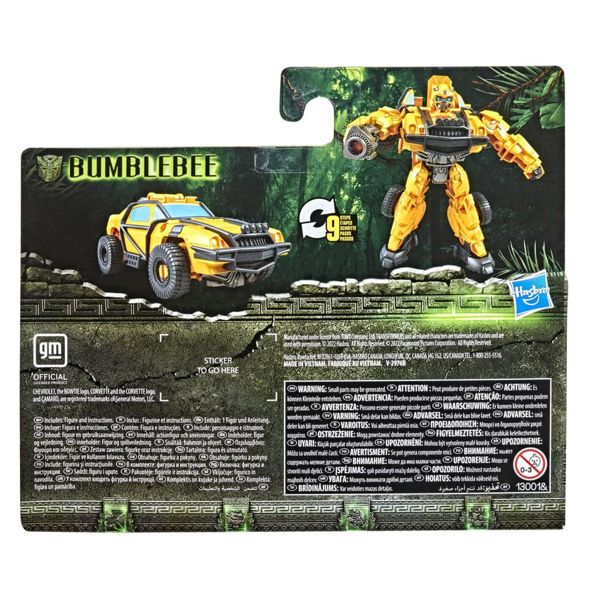 Figura de Acción Transformers Beast Alliance Battle Changers de Bumblebee