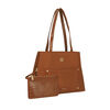 Cartera de hombro Secret Girona FW25 L Café Medio