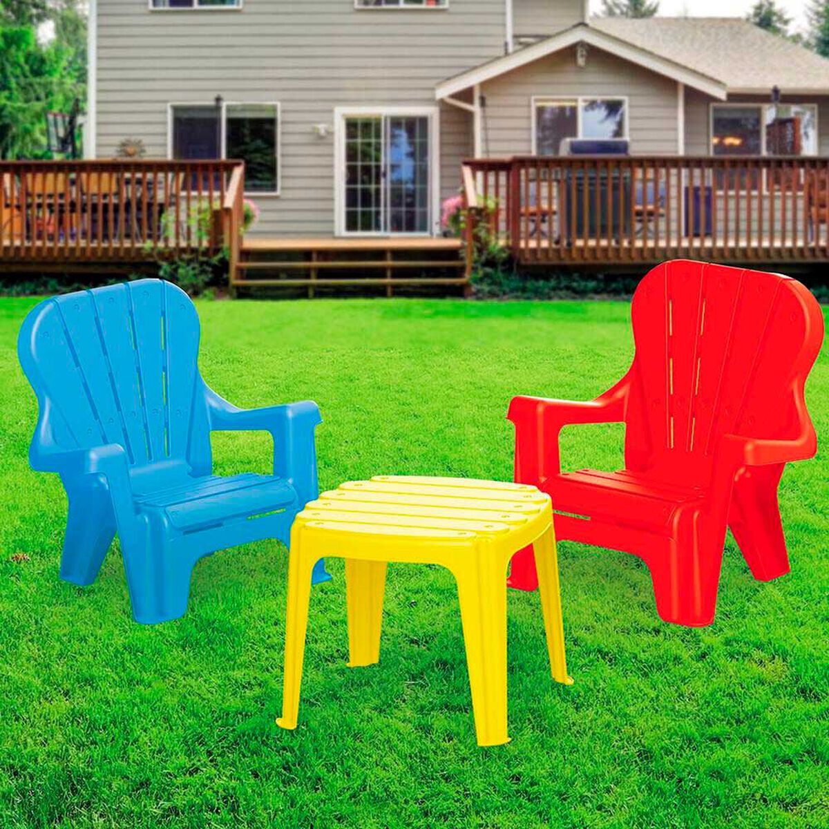 Set de Mesa y Dos Sillas Dolu