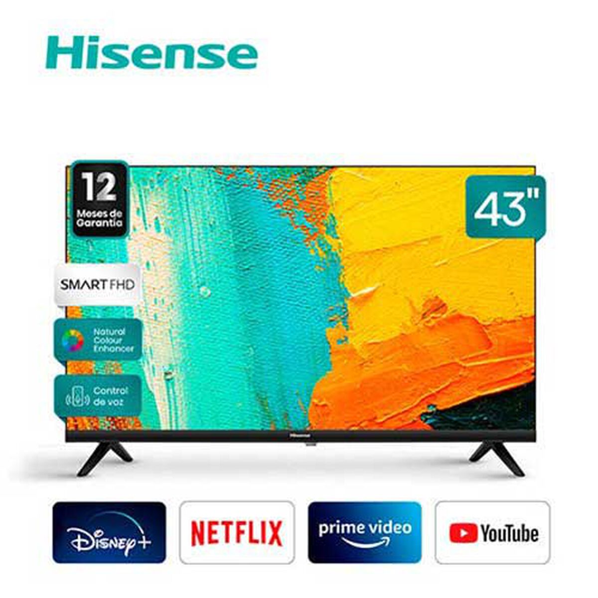 LED 43" Hisense 43A4H Smart TV FHD