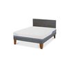 Cama Europea CIC Base Normal 2 Plazas Excellence Plus + Respaldo Villarrica