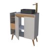 Vanitorio + Lavamanos Vekkahome Lotus 80 Beige