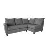 Sofá Seccional Derecho Living Factory Musso 5 Cuerpos Gris