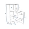 Refrigerador Infantil de Madera CIC Kids Blanco