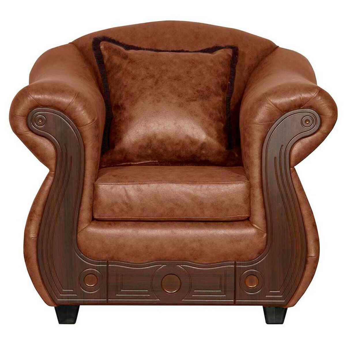 Juego de Living Black Factory Estambul 5 Cuerpos Terracota