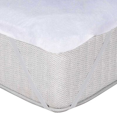 Cubrecolchón American Family 2 Plazas Toalla Blanco