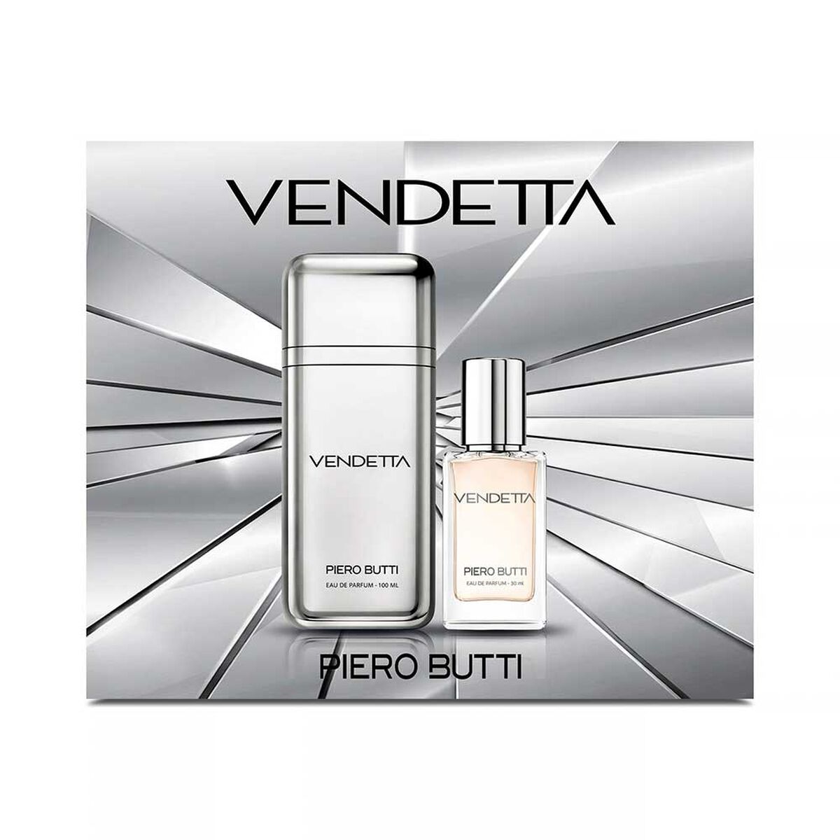 Set Perfume Piero Butti Hombre Vendetta EDP 100 ml + Miniatura