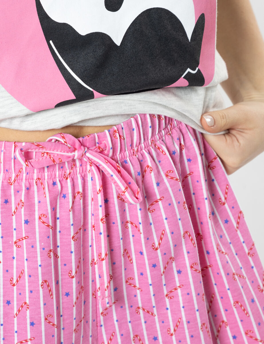 Pijama Polera+Short Mujer Icono