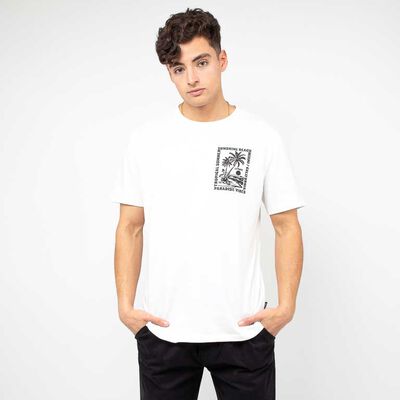 Polera Con Estampado Manga Corta Hombre Cutback
