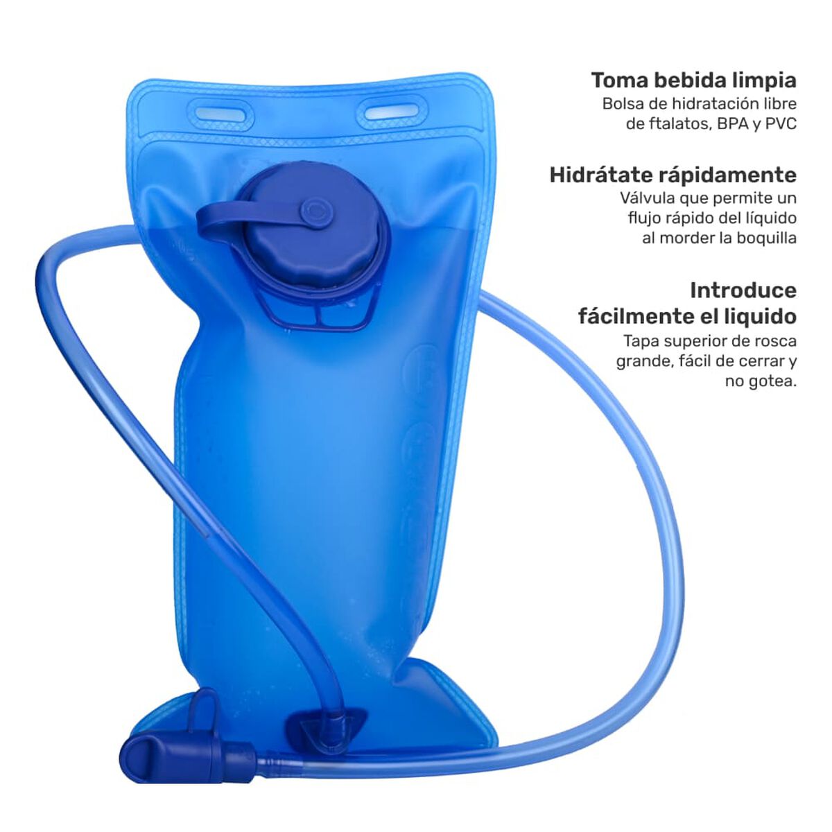Mochila Outdoor Unisex + Bolsa de Agua Lhotse