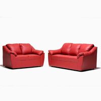 Juego de Living Cabsur Genova 5 Cuerpos Rojo