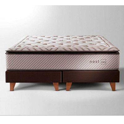 Imagen 1 del producto Cama Europea Rosen Base Dividida 2 Plazas Nest